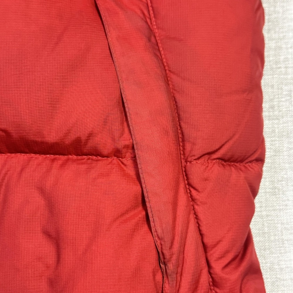The North Face Puffer Jacket Mens Large Red Hooded 700 Fill Down Insulated - Picture 11 of 16